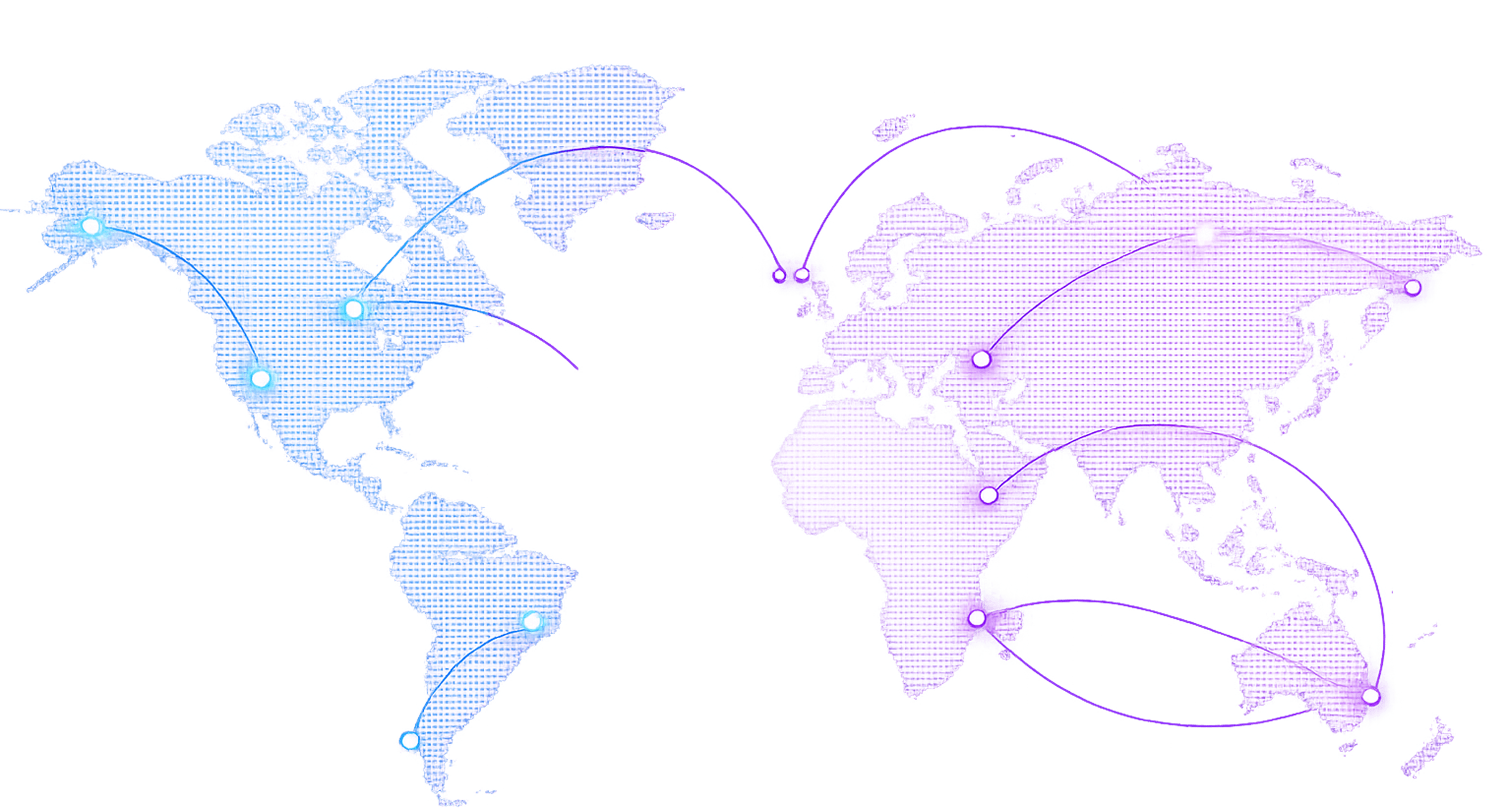 Global network map showing connected tax specialists